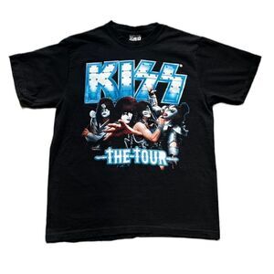 Vintage 2000’s REO Rock of the T-Shirts KISS The Tour Black Screenprinted Tee